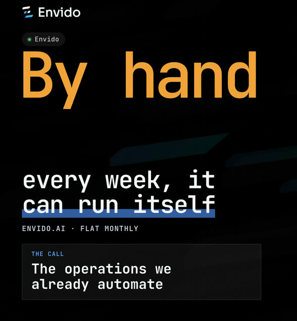The operations we already automate